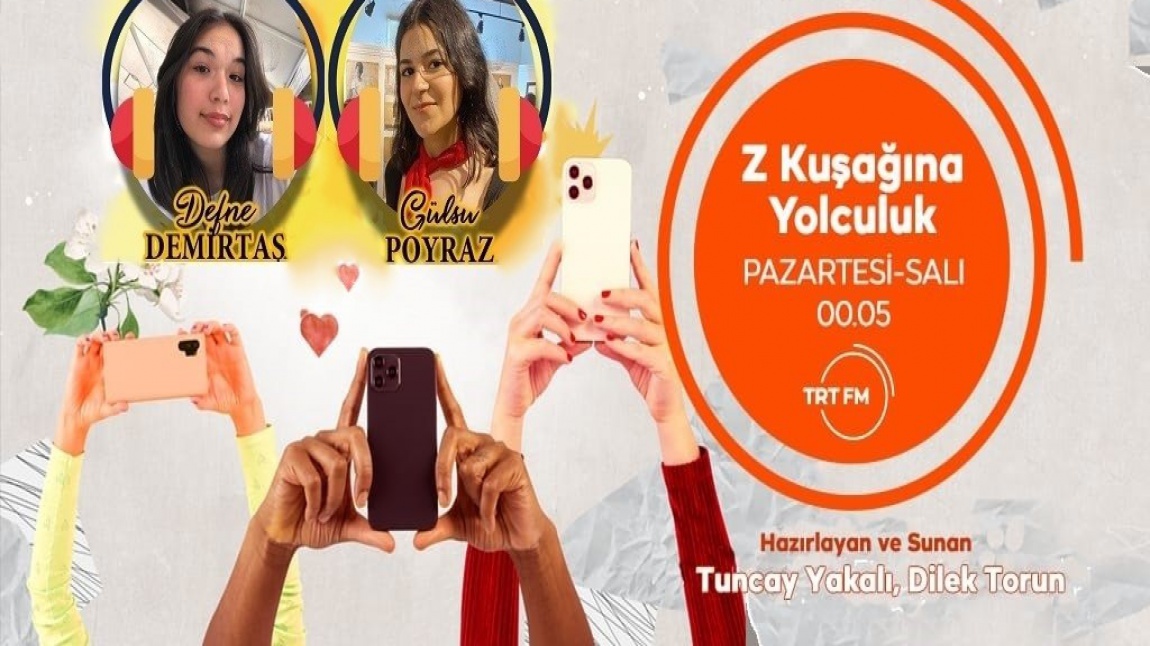 Öğrencilerimiz TRT FM Z Kuşağına Yolculuk Canlı Yayın Konuğu Oldu