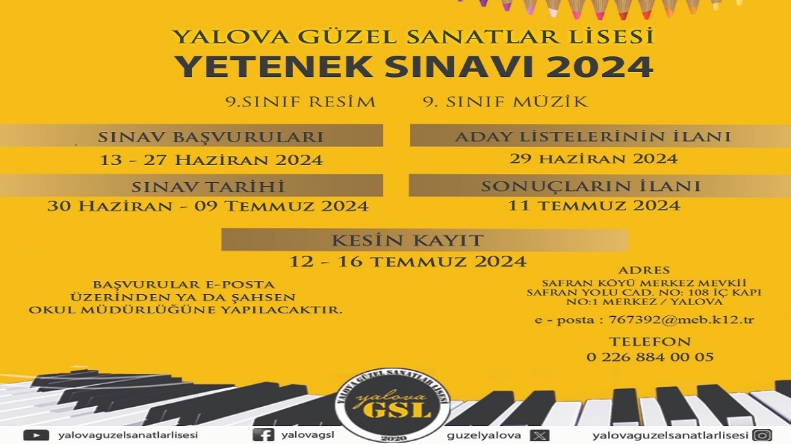 2024 YETENEK SINAVI KILAVUZU YAYINLANDI